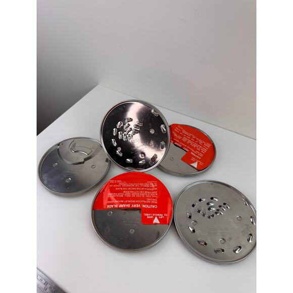 Cuisinart Food Processor Shredding Disc DLC-837TX, DLC-846TX, DLC-844TX Set of 5 - Picture 1 of 6